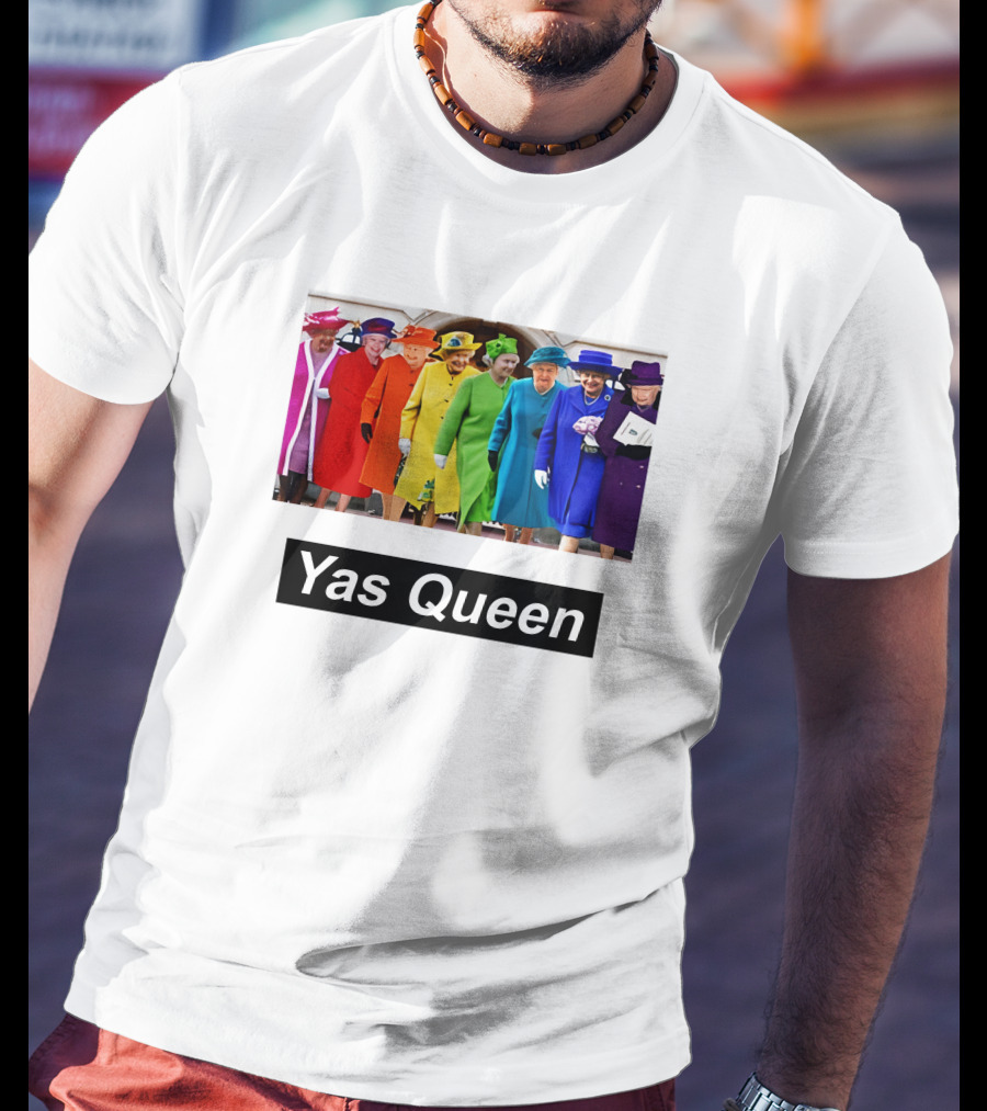 Yas Queen Rainbow Fashion T-Shirt