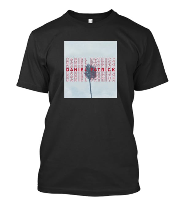 Daniel Patrick La Palm Iconic Typography Palm Tree T-Shirt