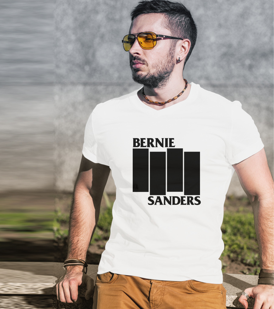 Bernie Sanders Black Flag T-Shirt