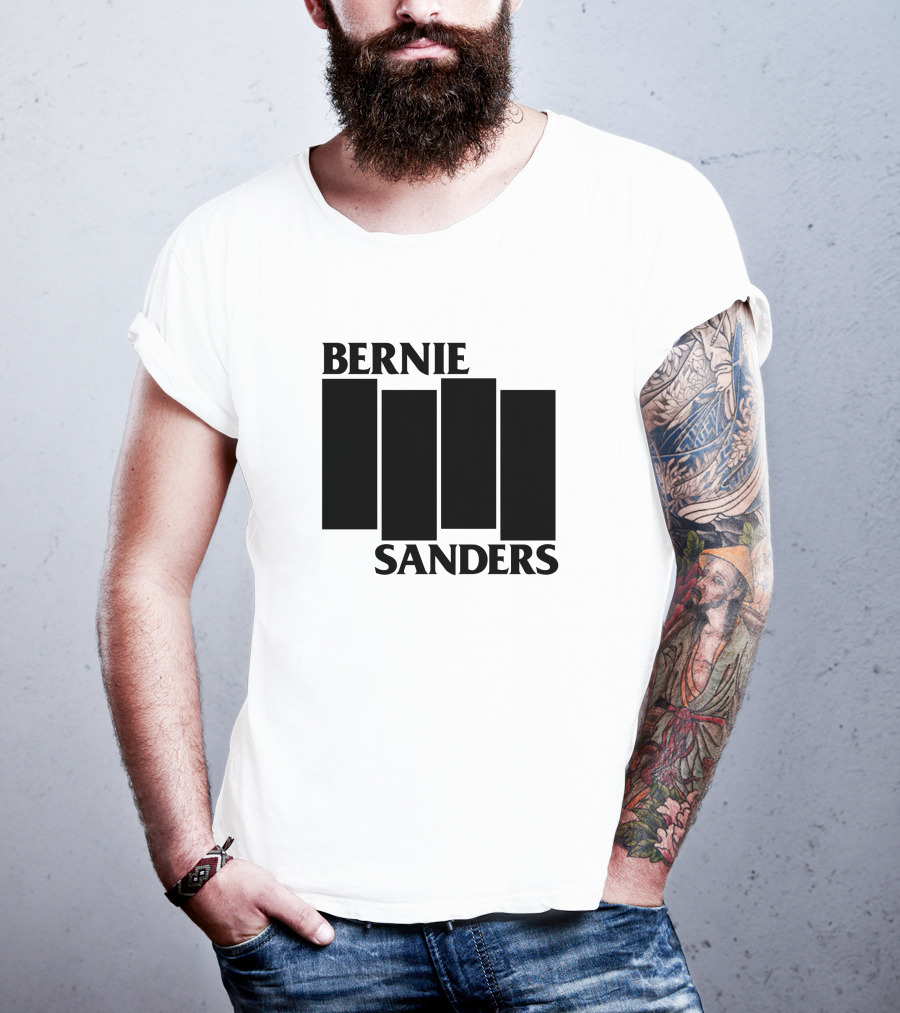 Bernie Sanders Black Flag T-Shirt