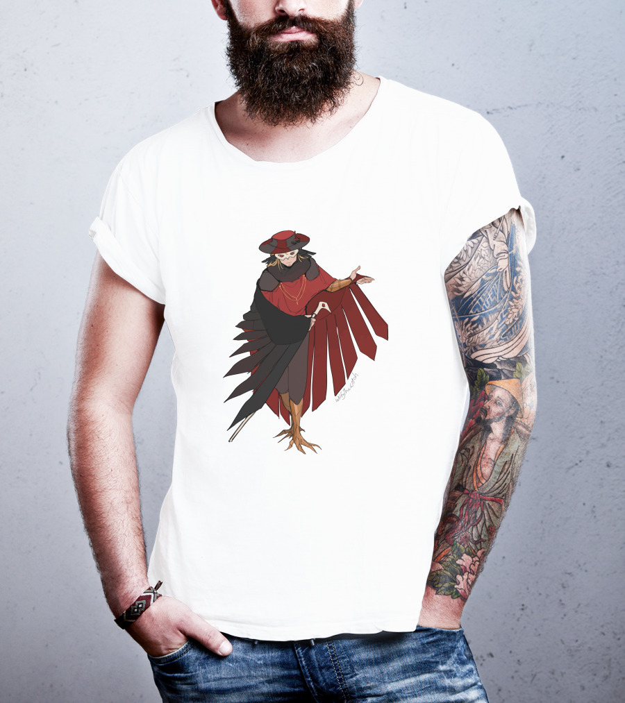 Wolfythewitch Philza Red Raven Aesthetic Fan T-Shirt