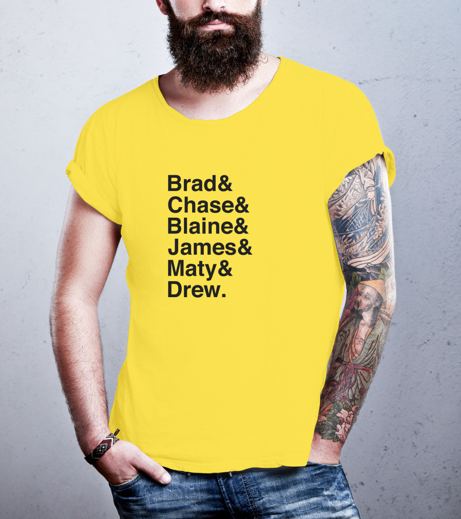 Brad Chase Blaine James Maty Drew 573 Tees Collaboration T-Shirt