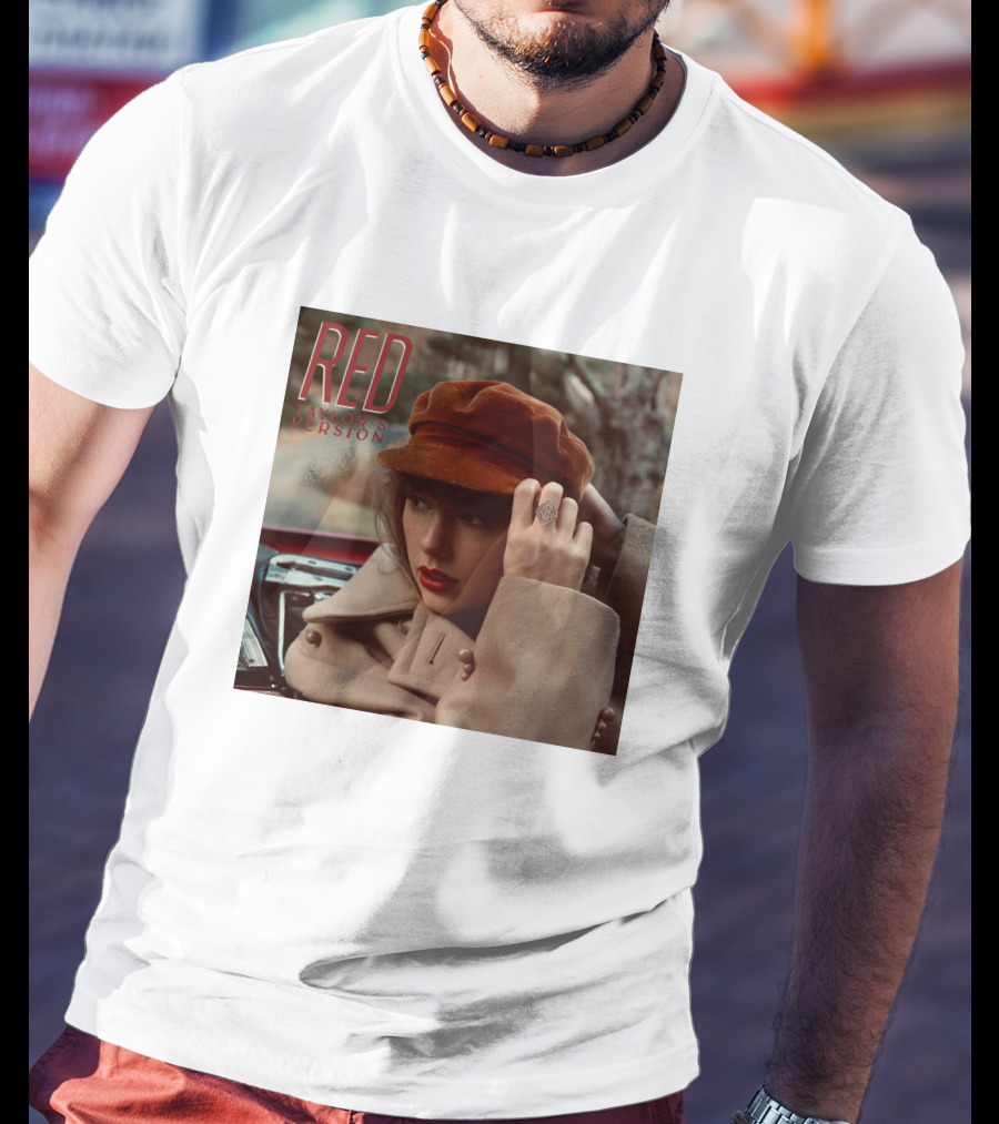 RED Taylor's Version Album Cover The Swift Society T-Shirt