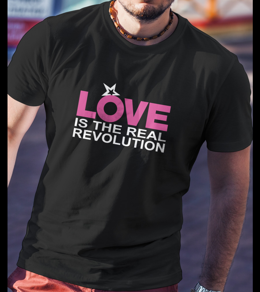 Alessia Pancotti Love Is The Real Revolution Star T-Shirt