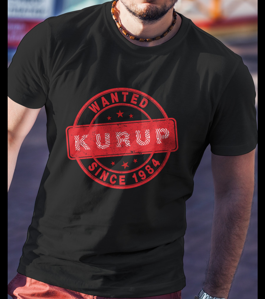 Mydesignation Merch Kurup Wanted Stamp Since 1984 T-Shirt