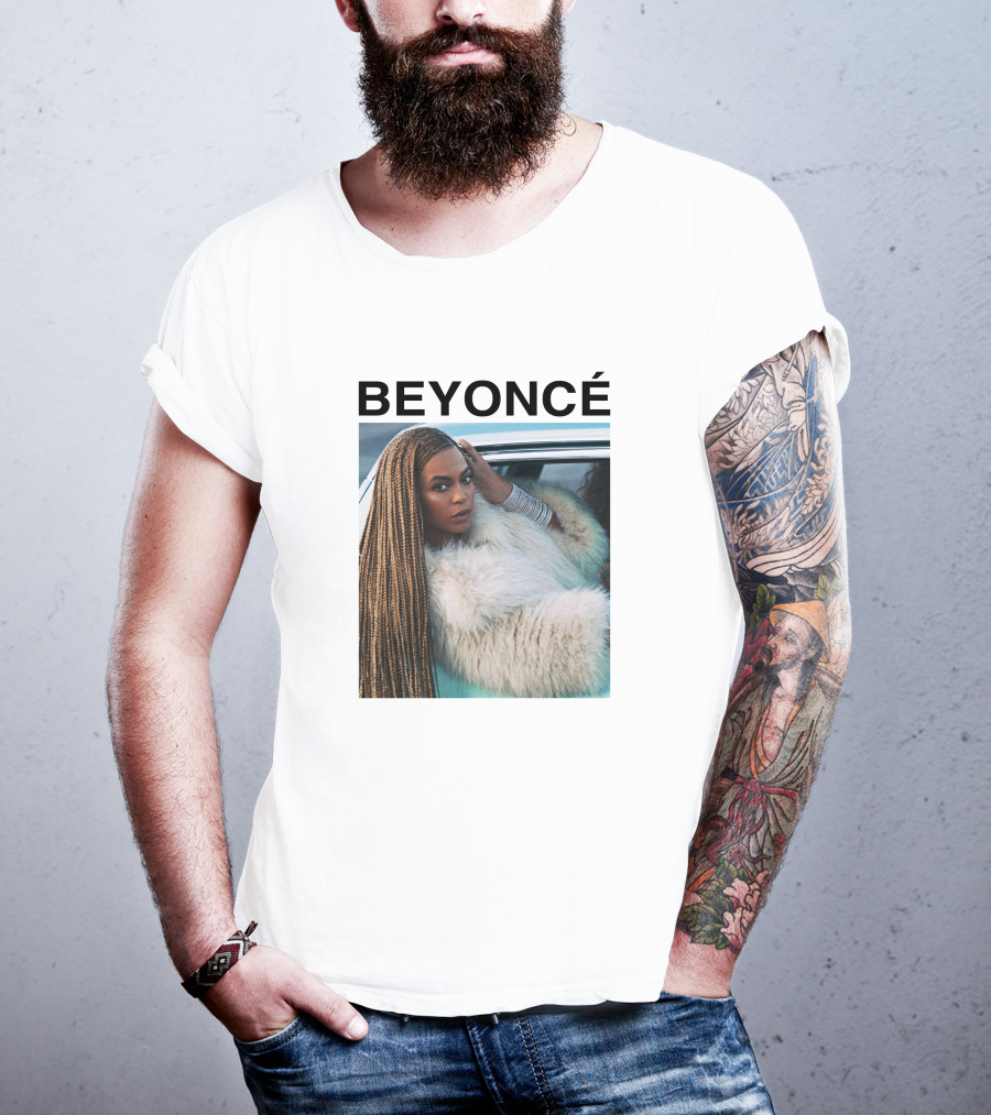 Beyoncé In Fur Coat Looking Powerful T-Shirt