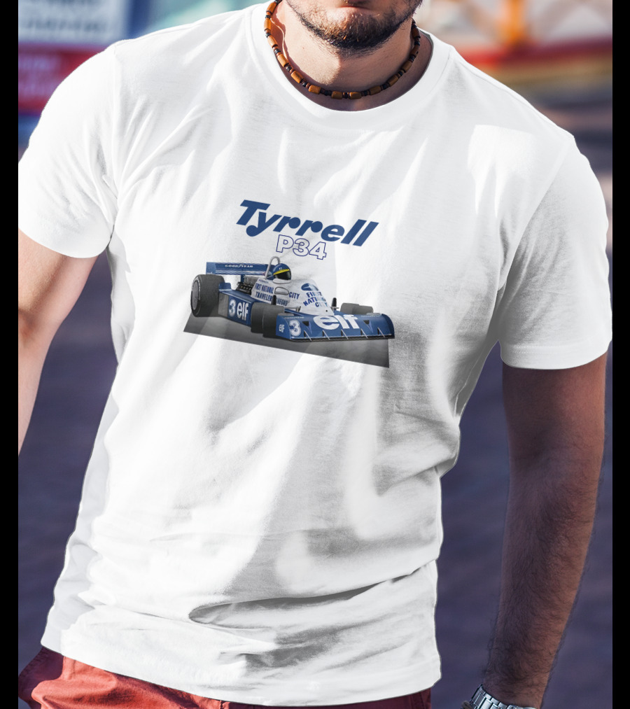 Tyrrell P34 Elf Racing Car Motor Sport Magazine 1977 T-Shirt