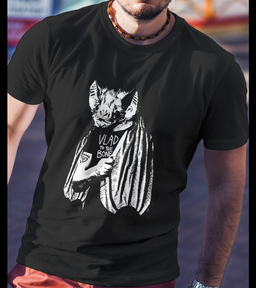 Godsteeth Vlad To The Bone Bat Halloween T-Shirt