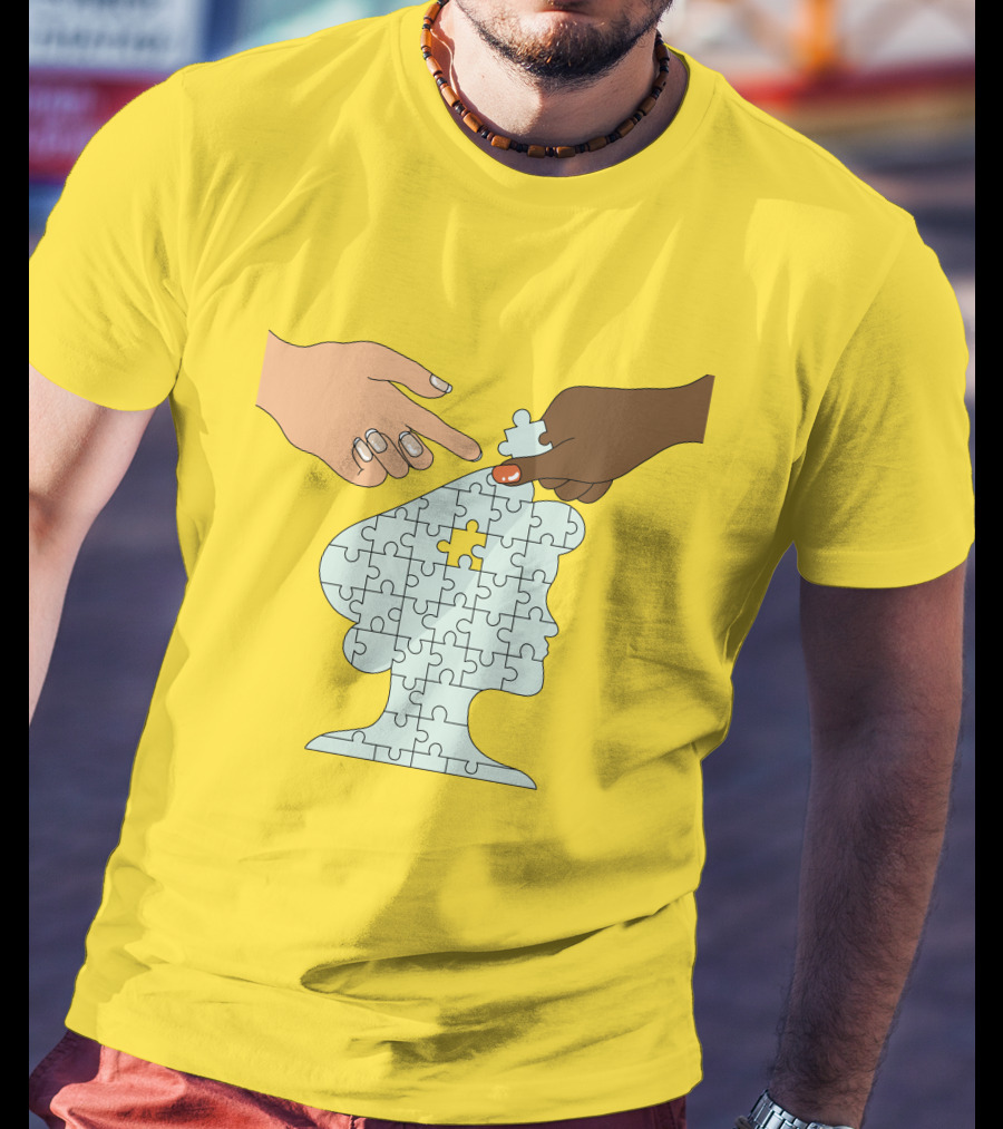 The Philanthropy Boys Club In Her Words Puzzle Head Collaboration T-Shirt