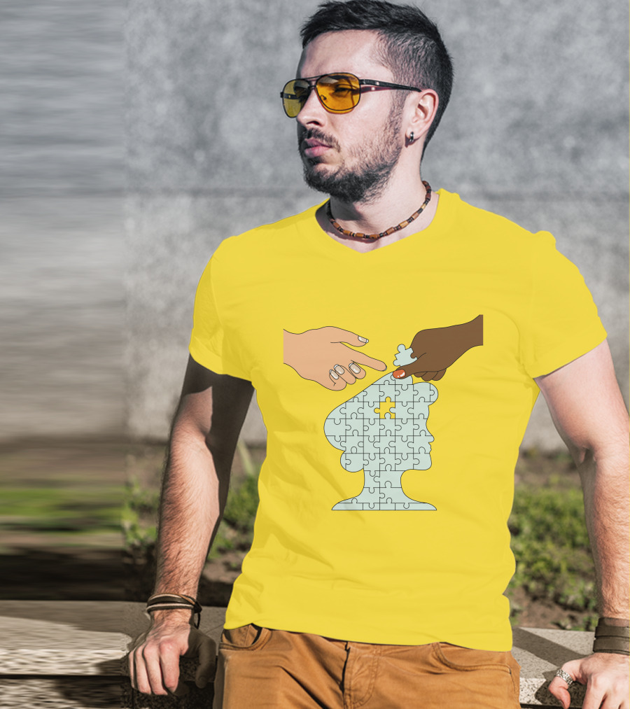 The Philanthropy Boys Club In Her Words Puzzle Head Collaboration T-Shirt