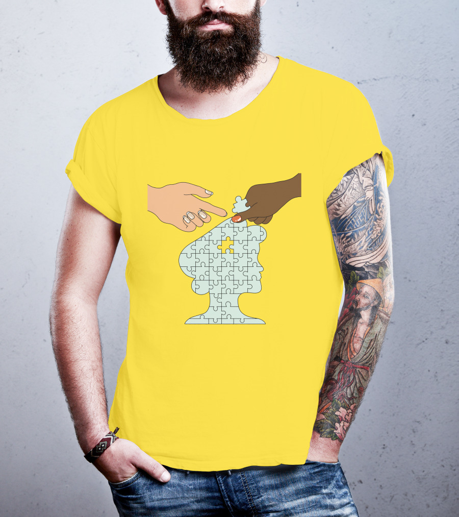 The Philanthropy Boys Club In Her Words Puzzle Head Collaboration T-Shirt