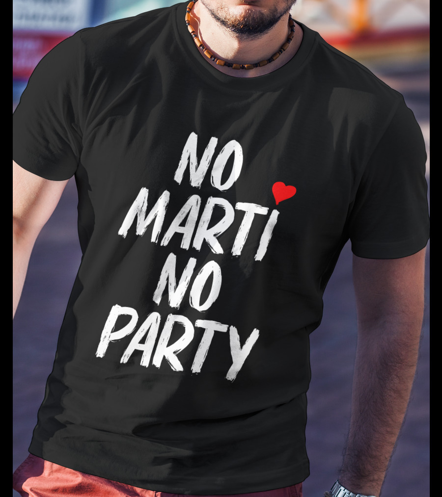 No Marti No Party Marti Pellow Reveals New T-Shirt