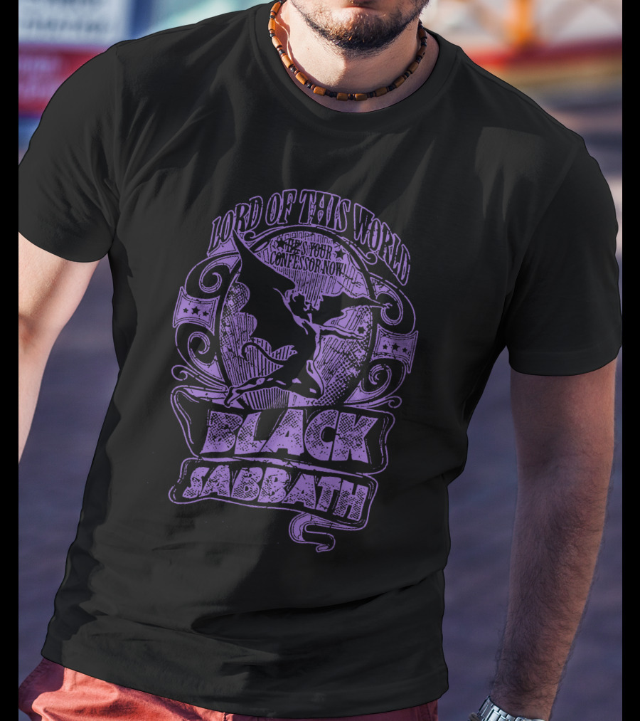 Lord Of This World Black Sabbath See Your Confessor Now T-Shirt