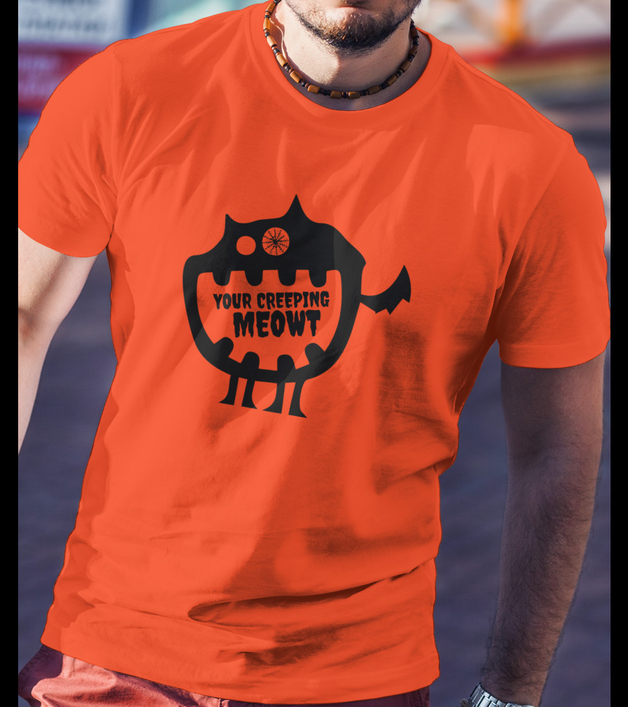 Funcky Designs Your Creeping Meowt Cat T-Shirt