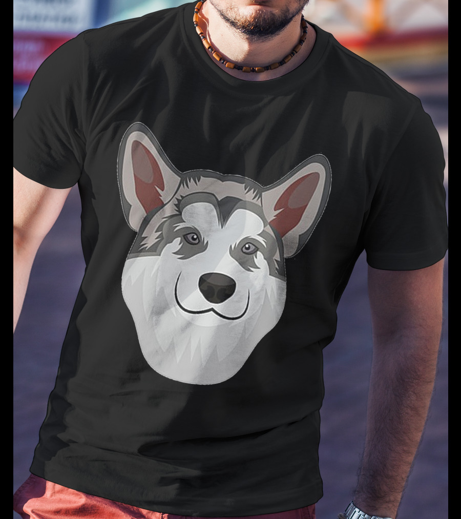 Alaskan Malamute Face T-Shirt