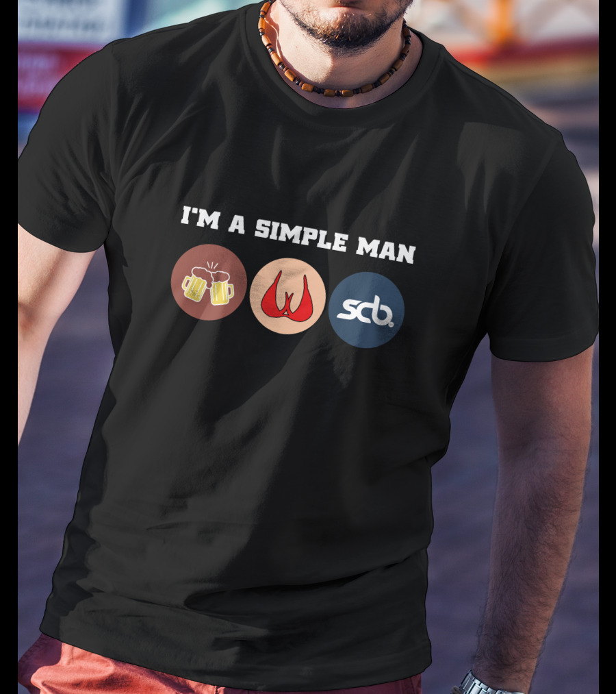 I'M A SIMPLE MAN SCB Boats T-Shirt