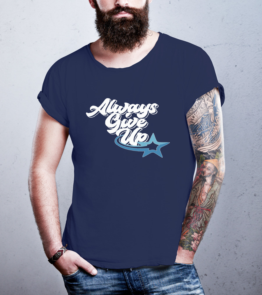 Always Give Up Star Swoosh T-Shirt
