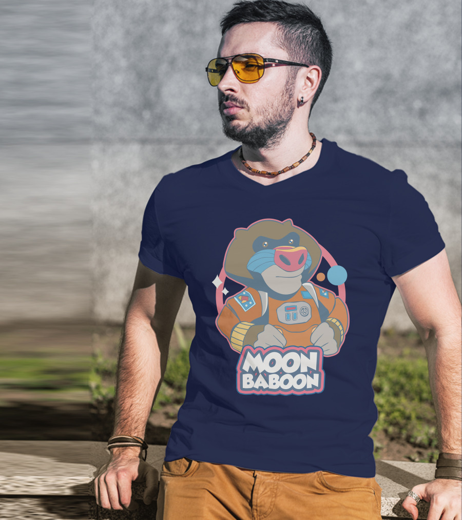 Moon Baboon It Takes Two Space Adventure T-Shirt
