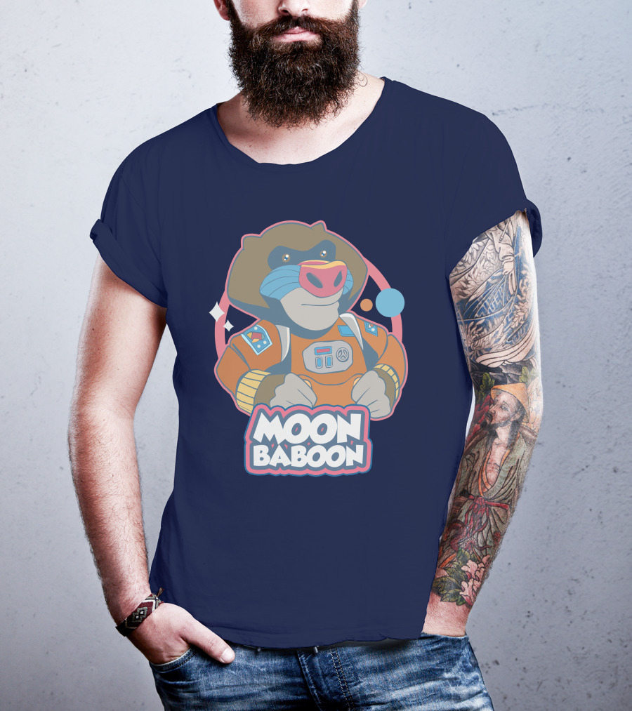 Moon Baboon It Takes Two Space Adventure T-Shirt