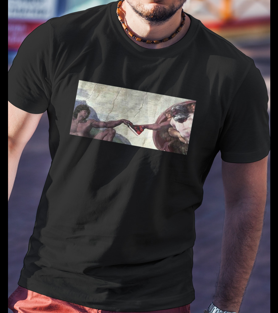 Sneaker Warz Merch Kiwiuh Bred Chapel Creation T-Shirt