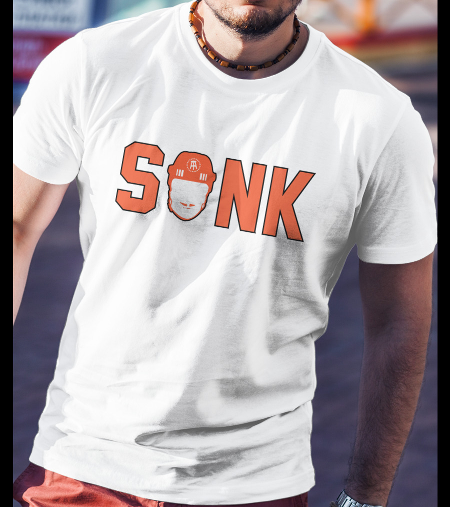 Spittin' Chiclets Sonk Phi Hockey Helmet T-Shirt