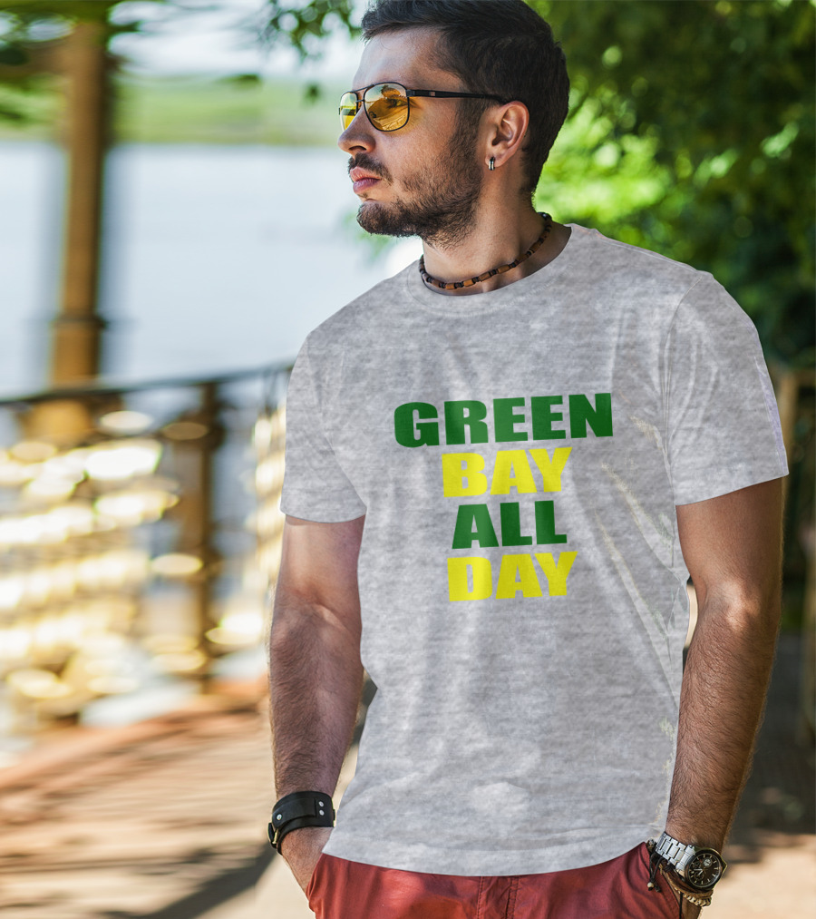 Green Bay All Day Packers Fan Edition Sam 2 Point Oh T-Shirt