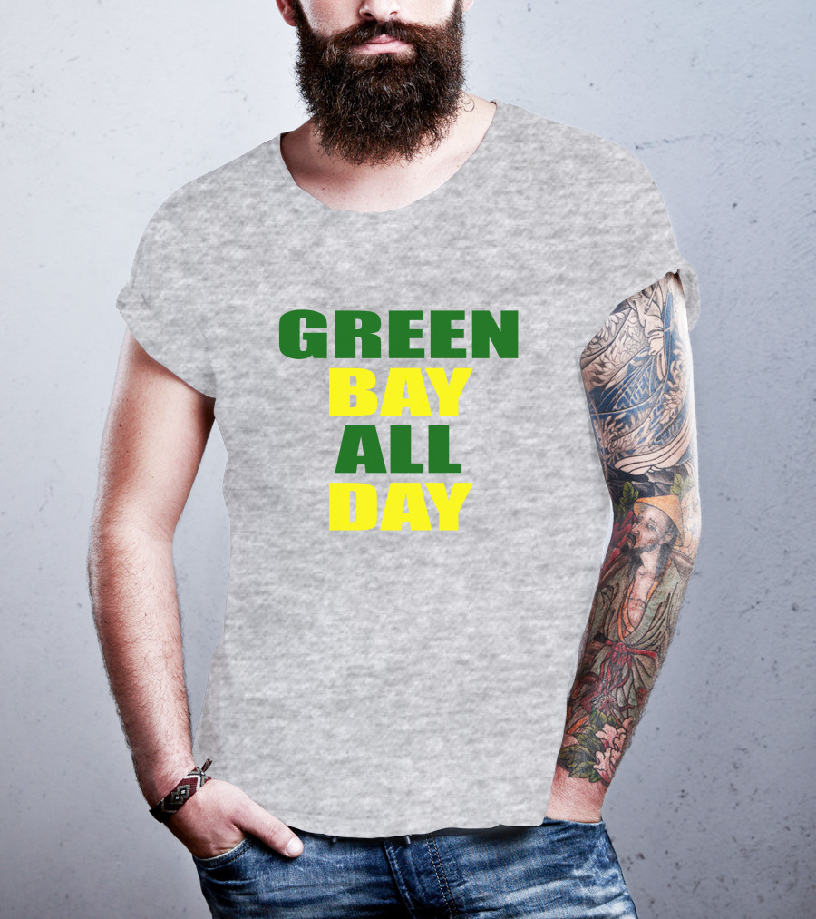 Green Bay All Day Packers Fan Edition Sam 2 Point Oh T-Shirt