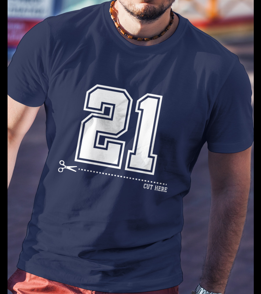 Cowboys Nation Twisted Gorilla 21 Cut Here T-Shirt