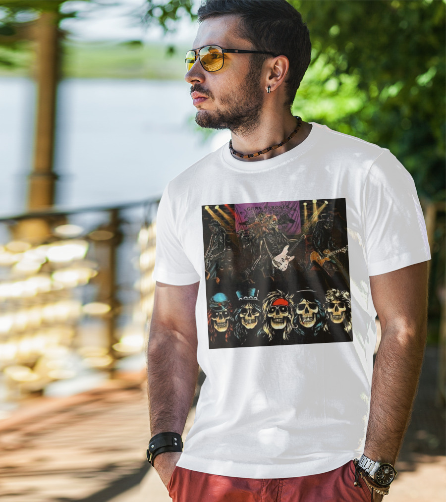 Guns N' Roses Live Skull Band T-Shirt