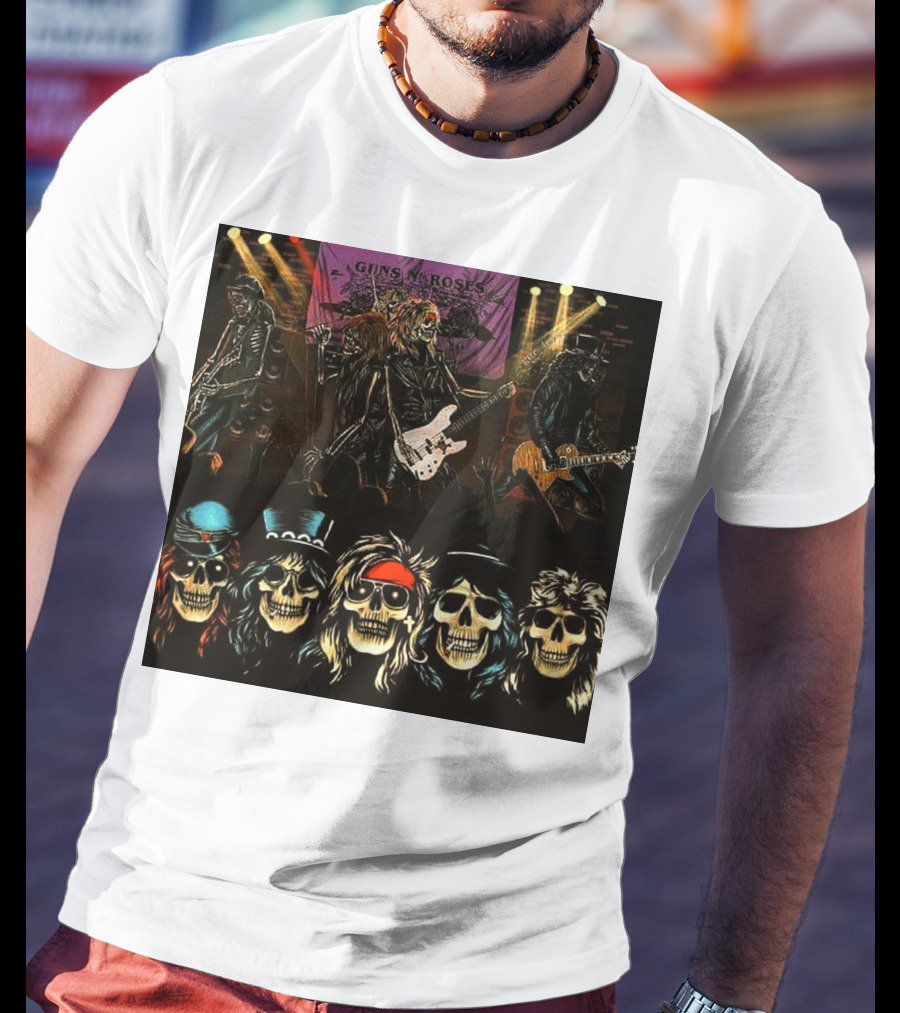 Guns N' Roses Live Skull Band T-Shirt