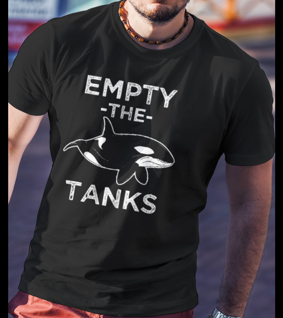 Empty The Tanks Orca Awareness Conservation Movement T-Shirt