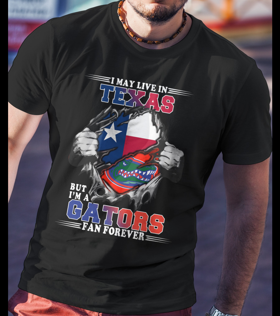 Texas Gators Fan Forever State Pride Combo T-Shirt