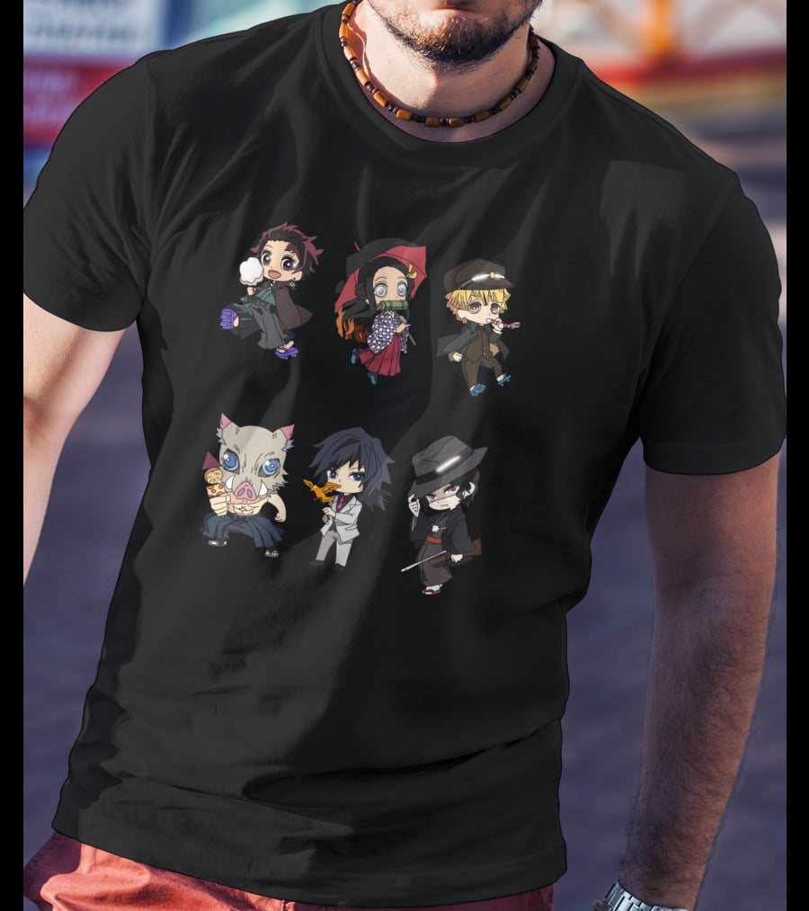 Chibi Demon Slayer Characters Collection T-Shirt