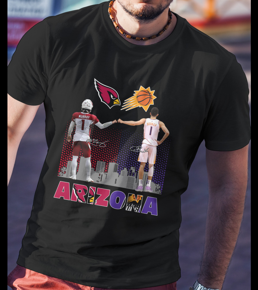 Arizona Cardinals Suns Murray Booker T-Shirt