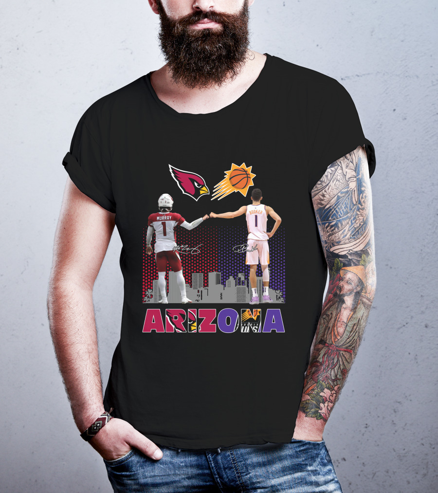 Arizona Cardinals Suns Murray Booker T-Shirt