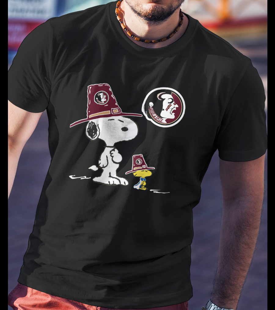 Florida State Seminoles Snoopy And Woodstock T-Shirt