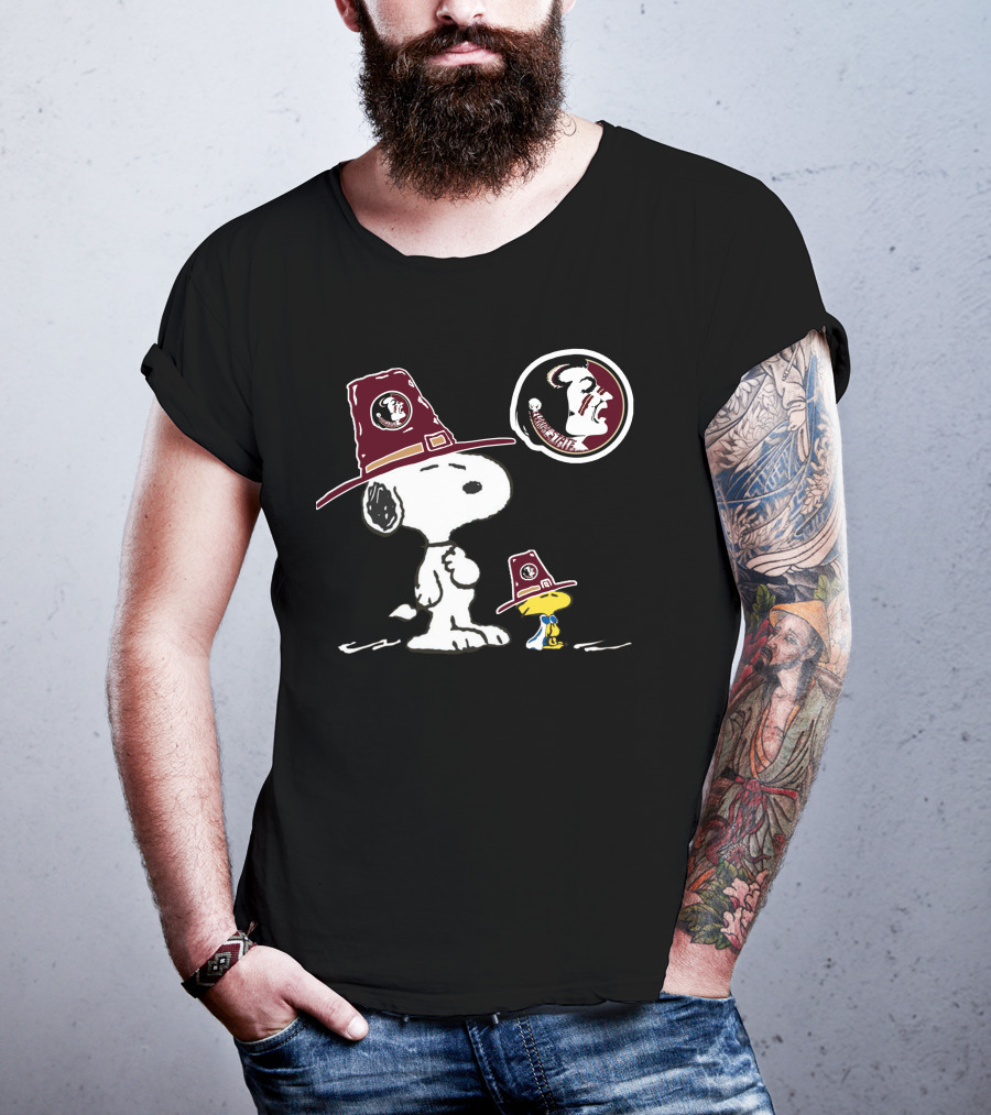 Florida State Seminoles Snoopy And Woodstock T-Shirt