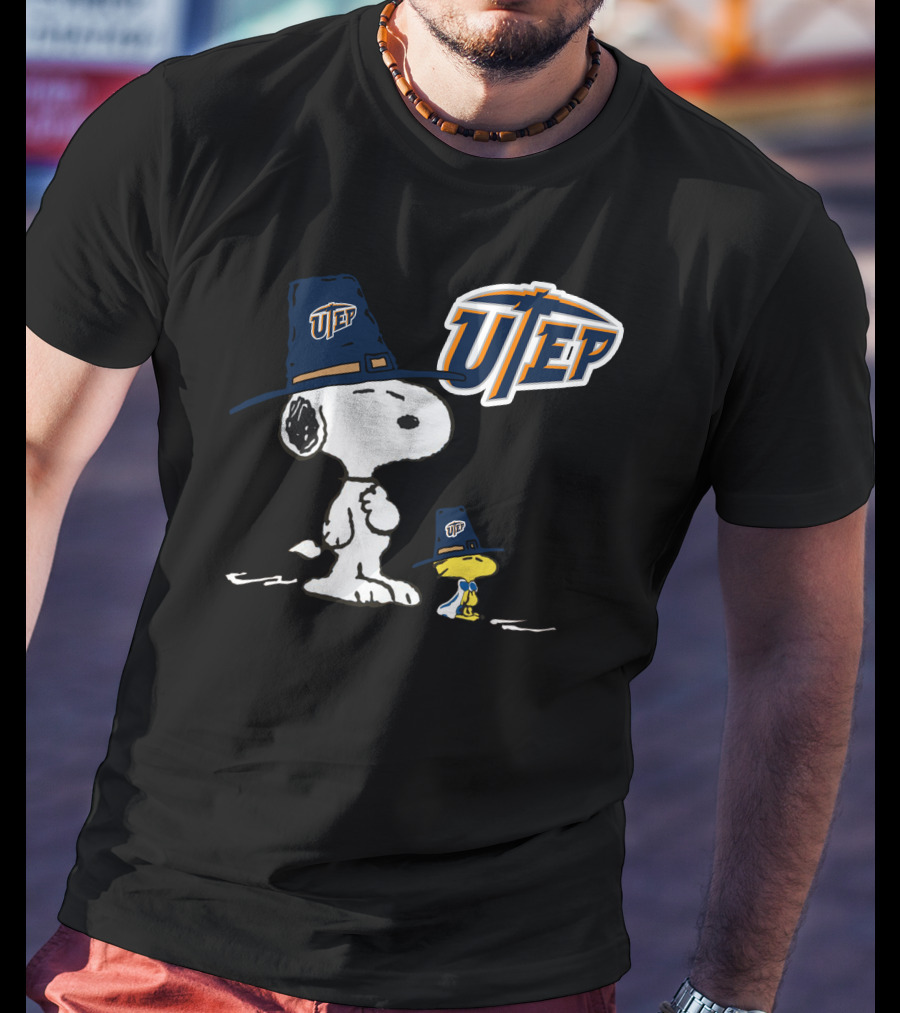 UTEP Miners Snoopy Woodstock T-Shirt