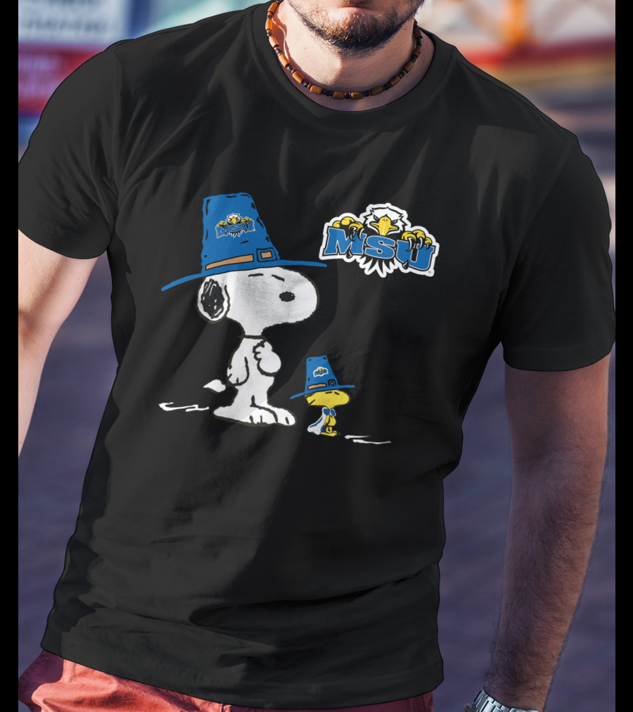 Morehead State Snoopy Woodstock MSU Eagles T-Shirt