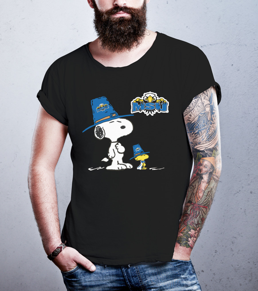 Morehead State Snoopy Woodstock MSU Eagles T-Shirt
