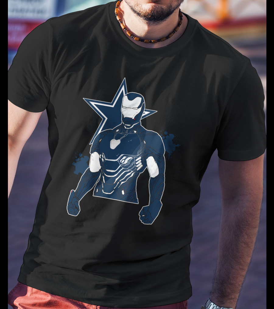 Dallas Cowboys Iron Man Fusion T-Shirt