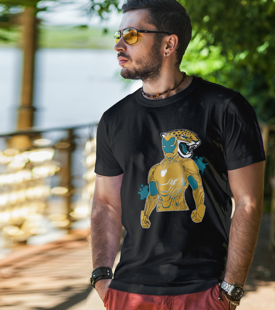 Iron Man Jaguars Crossover T-Shirt