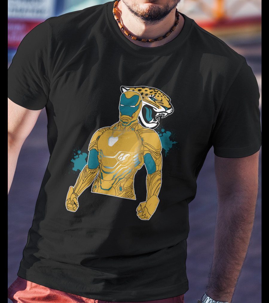 Iron Man Jaguars Crossover T-Shirt