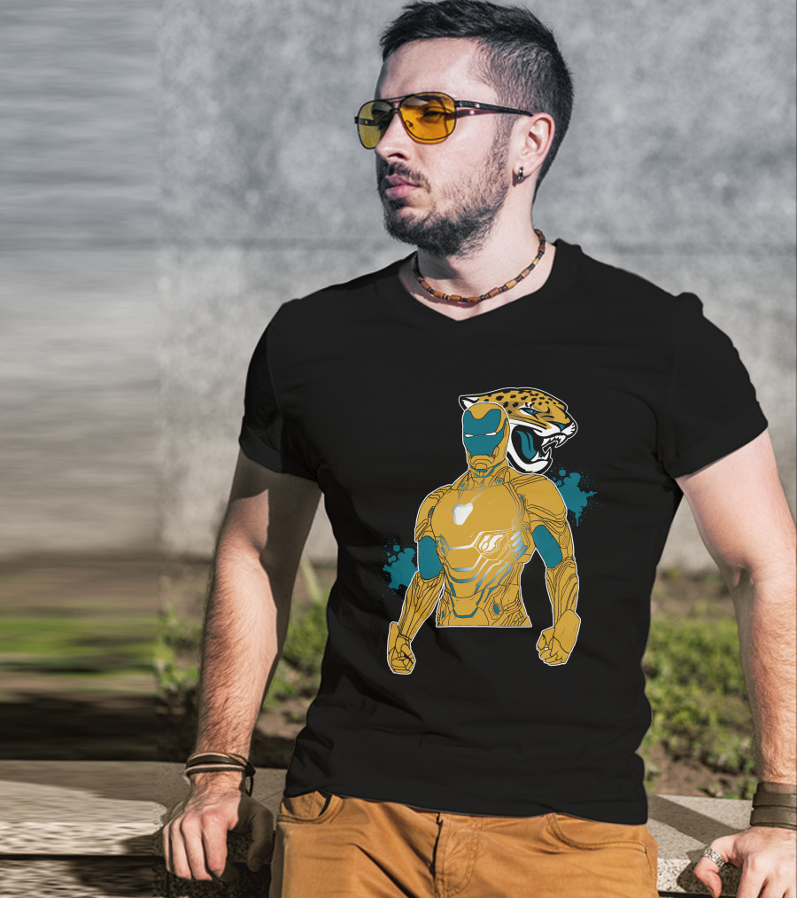Iron Man Jaguars Crossover T-Shirt