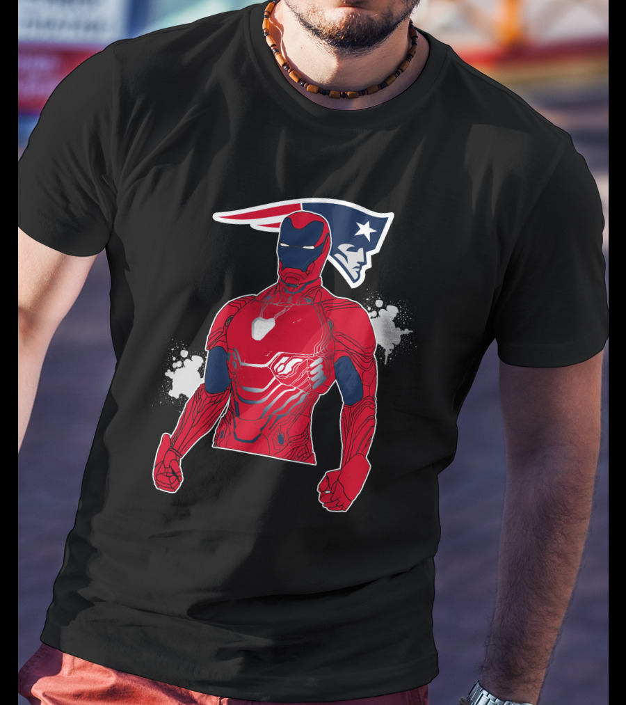 Iron Man Patriots Crossover Fusion T-Shirt