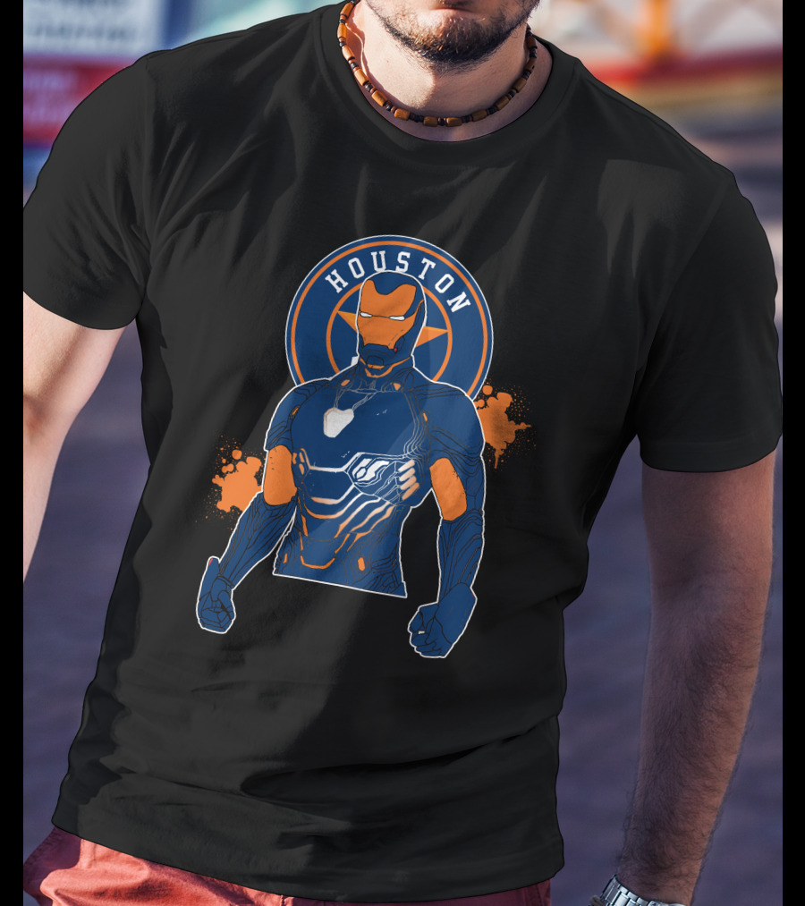 Houston Iron Man Astros Fusion T-Shirt