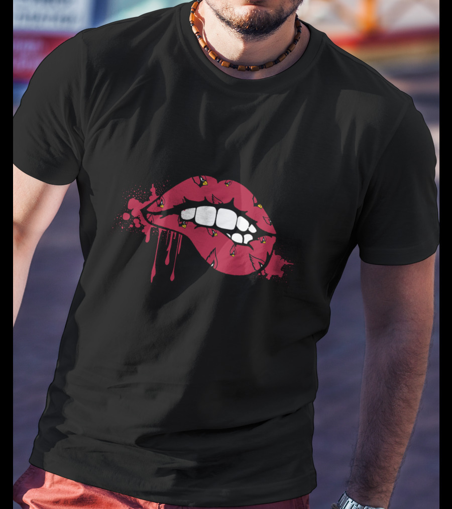 Dripping Lips With Cardinals T-Shirt