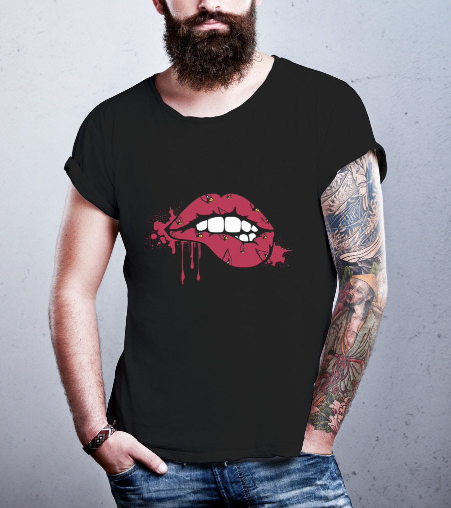 Dripping Lips With Cardinals T-Shirt