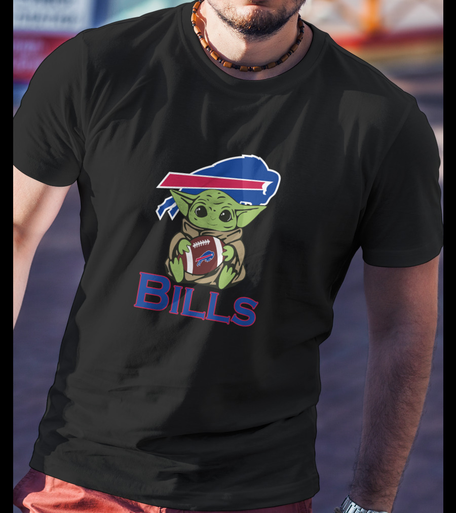 Bills Baby Yoda Star Wars Buffalo Football T-Shirt