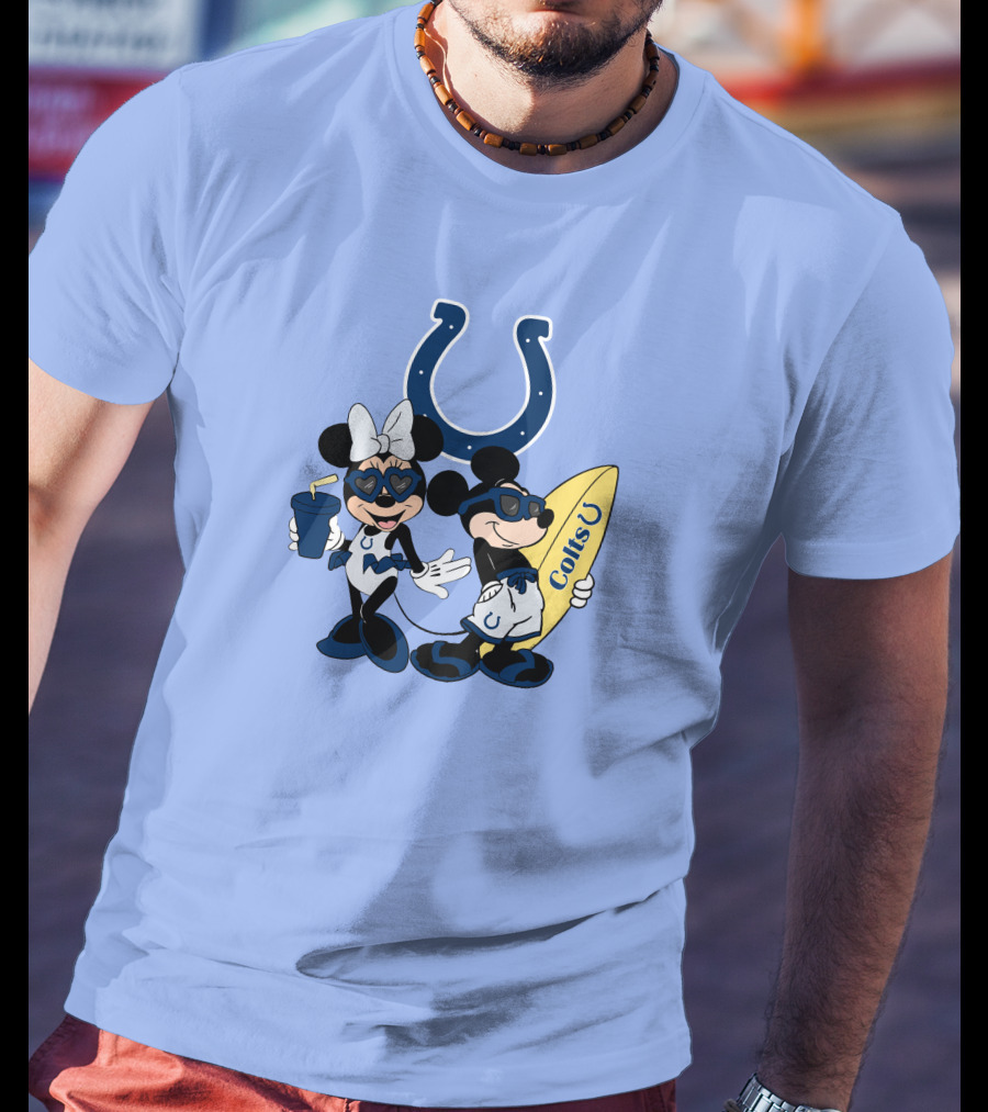 Colts Mickey Happy Vacation Colts U T-Shirt